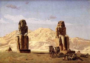 Memnon and Sesostris, (study)