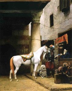 Arab Purchasing a Bridle