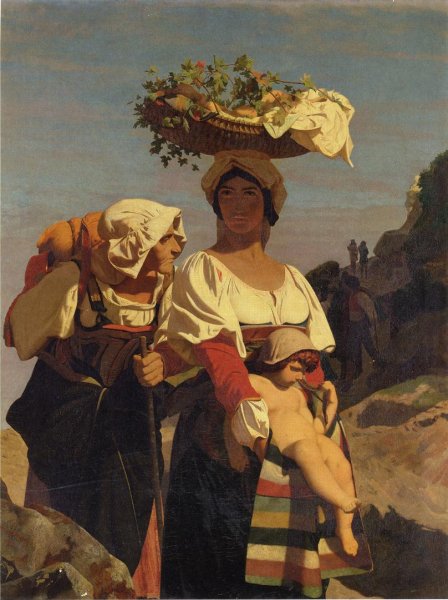 Two Italian Peasant Women and an Infant