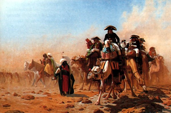 Bonaparte et son armée en Egypte (Napolean and his General Staff in Egypt)