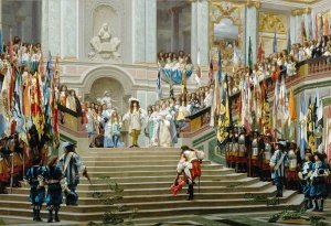 The Reception for Prince Conde at Versailles